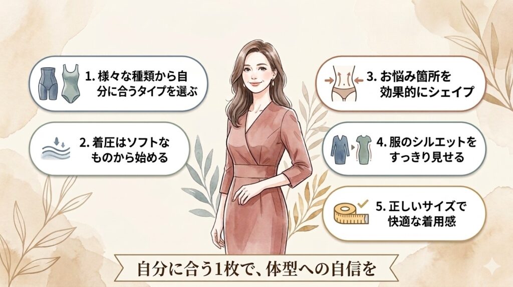 お腹引き締めインナー40代