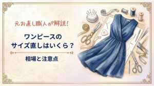 ワンピースのサイズ直し料金