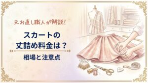 スカートの丈詰め料金