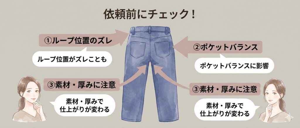 元お直し職人が伝えるウエスト詰めの注意点とデメリット