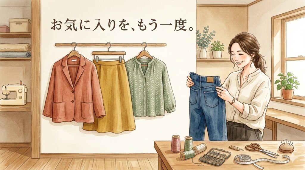 洋服のお直しについて