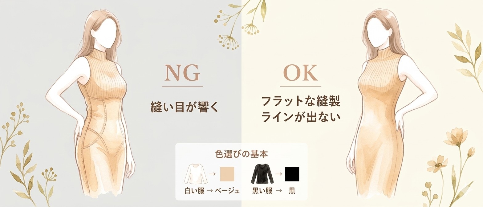 補正下着と洋服の相性｜ラインが出ない着こなしのコツ