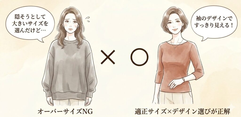 50代で二の腕が気になるのはなぜ？「隠すだけ」では逆効果な理由