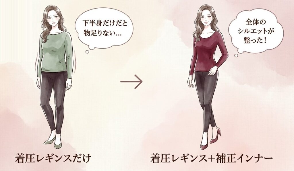 着圧レギンスは効果なし?