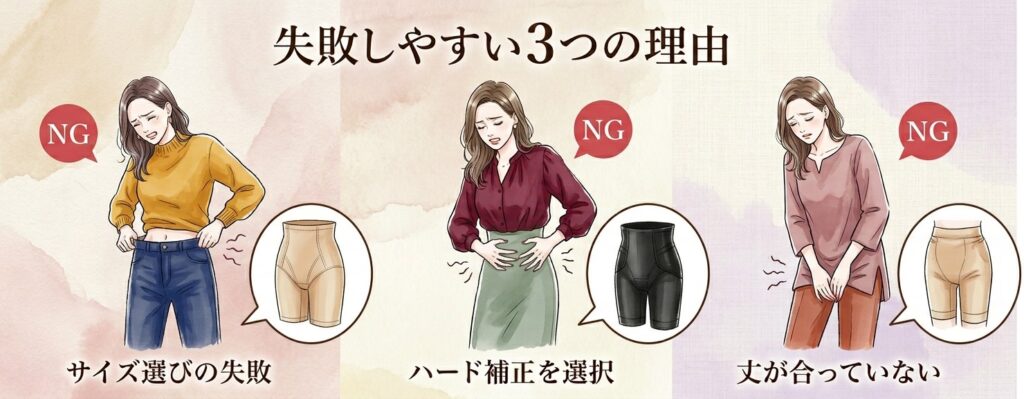 50代のガードルの選び方