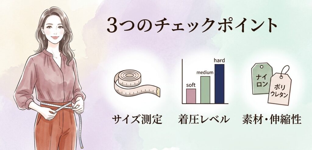 50代のガードルの選び方