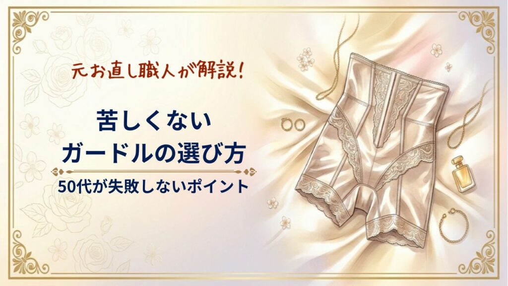 50代のガードルの選び方