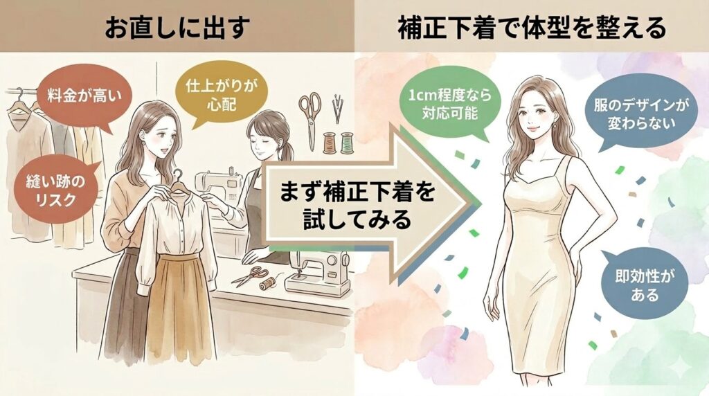 元お直し職人が語る「補正下着の本当の役割」