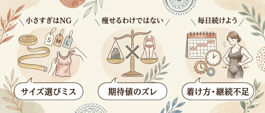 補正インナーの効果が出にくい40代の特徴とは？