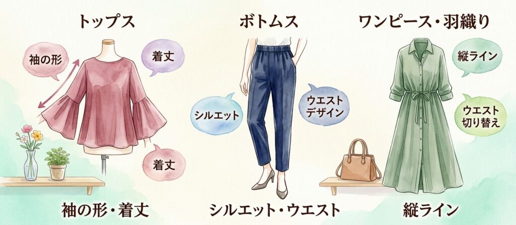 50代の春夏着痩せコーデ