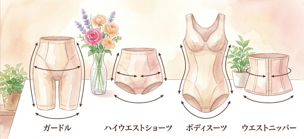 50代のお腹ぽっこりを隠す補正インナー