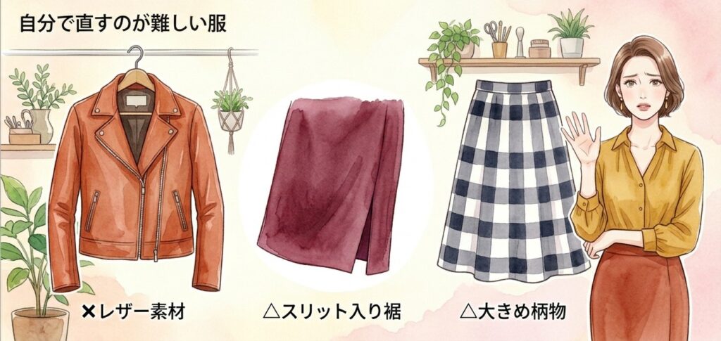 自分でお直ししやすい服の選び方