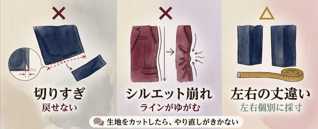 サイズ直しは自分でできる？