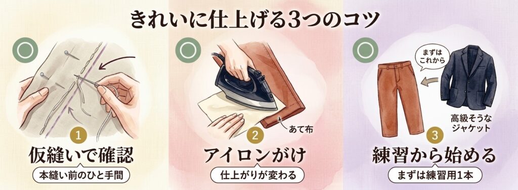 サイズ直しは自分でできる？