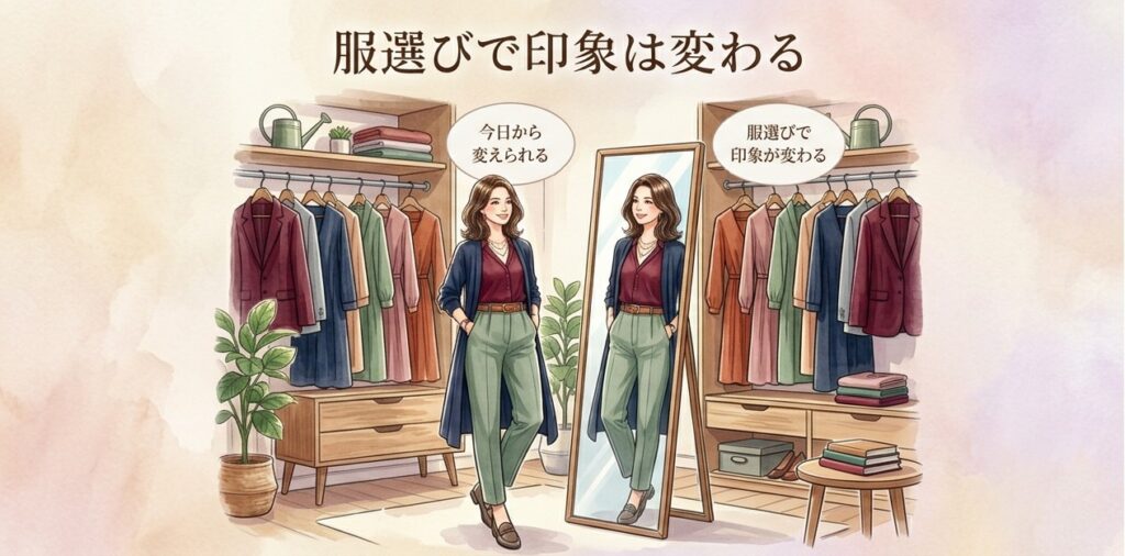 40代が太って見える服の特徴