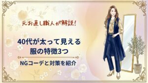 40代が太って見える服の特徴