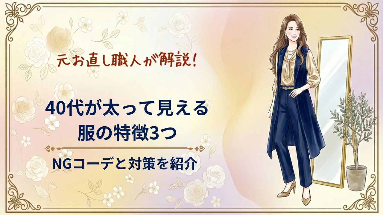 40代が太って見える服の特徴