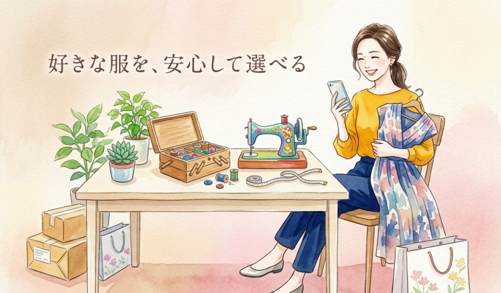 ネット通販の服のサイズ選びで失敗しない方法