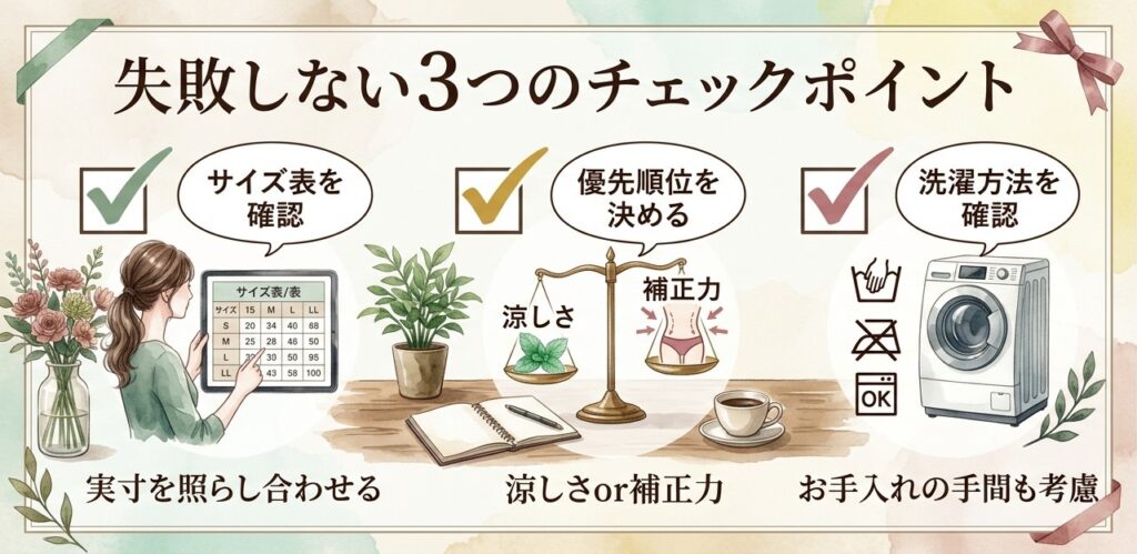 補正インナーは夏でも涼しく着られる？