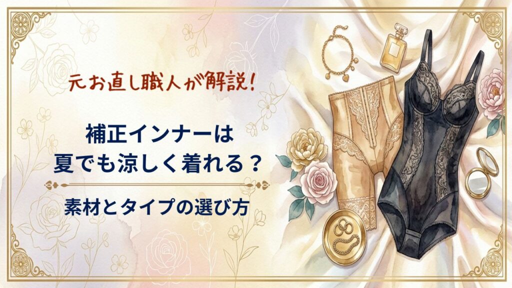 補正インナーは夏でも涼しく着られる？