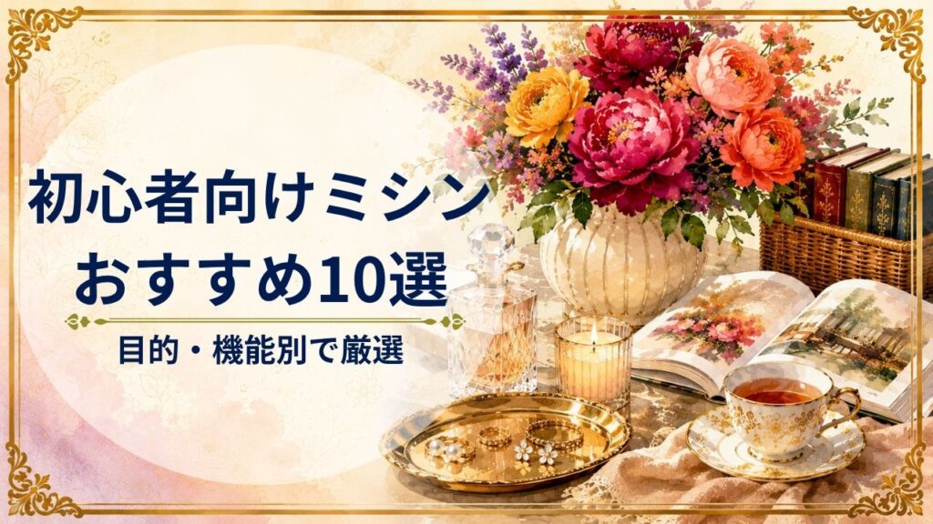 初心者向けのミシンおすすめ10選