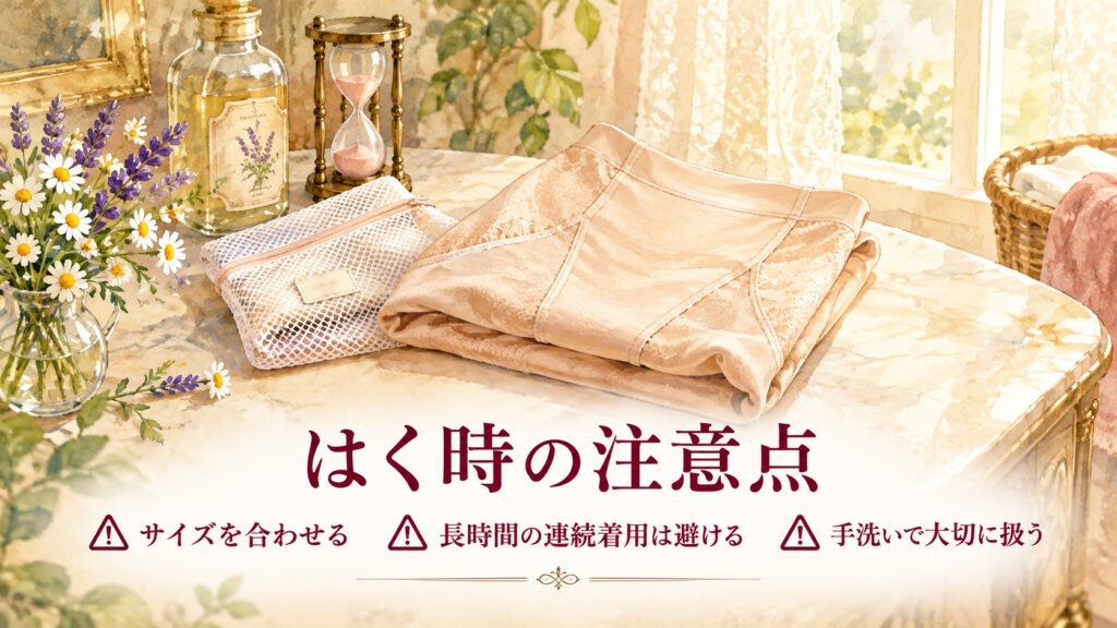 補正下着のガードルをはくときの注意点まとめ