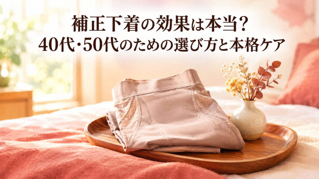補正下着の効果と選び方を解説する40代・50代向け記事