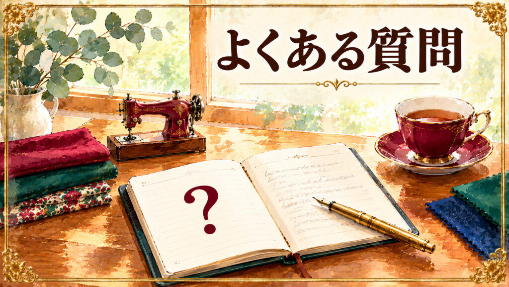 職業用ミシンのよくある質問